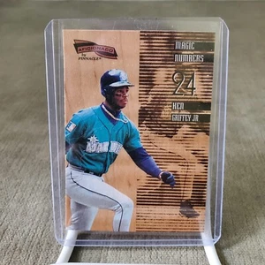 Ken Griffey Jr. #1 Magic Numbers Sample Card 1996 Aficionado Seattle Mariners - Picture 1 of 2