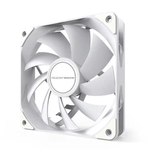 120mm Kühler Lüfter PWM 4Pin Hydrauliklager 12V Gehäuse CPU Radiator (weiß) - Bild 1 von 5