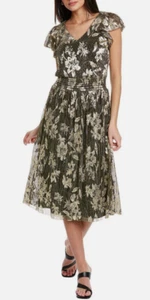 Neu ohne Etikett Vince Camuto Kleid mit V-Ausschnitt Damen Größe XS - Bild 1 von 8