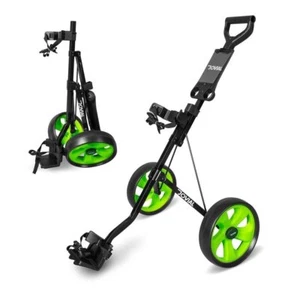 Jovial Foldable 2-Wheel Junior Pull Cart - New Deluxe Scorecard Holder - Picture 1 of 7