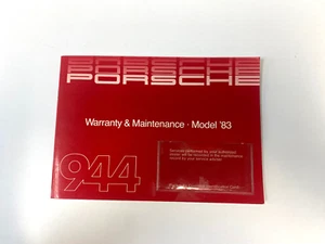 Porsche 944 1983 original manual de garantía y mantenimiento WKD 433 623 - Imagen 1 de 3