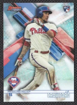 J.P. Crawford 2018 Bowman's Best Refractor Rookie #38 Philadelphia Phillies RC - Image 1 of 3