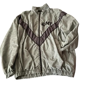 Ejército Entrenamiento IPFU Talla ML Reflectante Impermeable Nylon Chaqueta de Pista Camuflada Gorpcore - Imagen 1 de 9