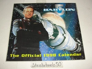 Babylon 5 The Official 1998 Wall Calendar Warner Bros NEW SEALED 12" X 11" HTF - Picture 1 of 3