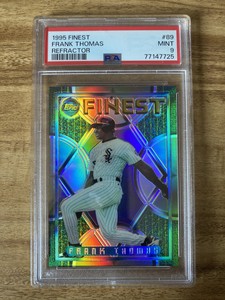 1995 Finest #89 Frank Thomas Refractor PSA 9 Mint