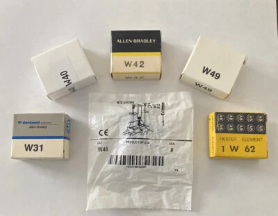 Allen Bradley Type W Thermal Overload Heater Elements, Sizes W10 - W85 !! - Image 1 of 4