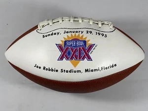 SUPER BOWL XXIX MIAMI FLORIDA 1995 FOOTBALL HUTCH TEAM NFL FOOTBALL - Picture 1 of 8