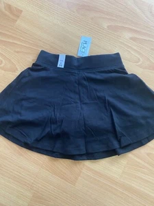 Childrens Place Girls Cotton Skirt with Shorts Sports Tennis Black Size 5/6 7/8 - Picture 1 of 8