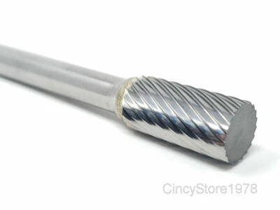 SA3S Extremo cilíndrico 3/8" Carburo Burr Herramienta Troqueladora Broca 1/4" Vástago NUEVO Foto 1 de 4