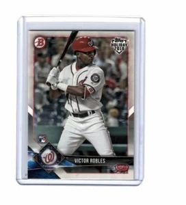 Topps Holiday Bowman Victor Robles 2018 radiocontrol #th-Vr - Imagen 1 de 1