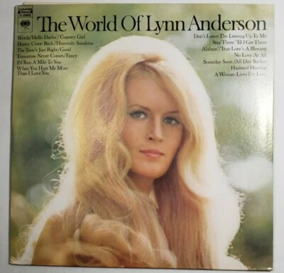 Lynn Anderson ‎Vinyl The World Of Lynn Anderson 1971 - Image 1 of 4