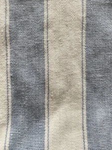 fabric remnants upholstery Smart Blue Stripe - Picture 1 of 2