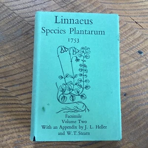 CARL LINNAEUS - SPECIES PLANTARUM FIRST EDN 1753 FACSIMILE VOLUME 2 RAY SOCIETY - Picture 1 of 13