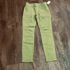 Jeans skinny Mavi karlina verde vita media punk twill terroso - Foto 1 di 9