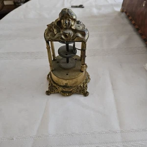 French ? Plato, Ticket , Flip Clock, Bronze Case Only To Restore Rare - Picture 1 of 8