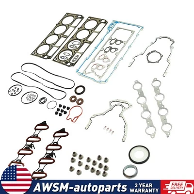 Engine OHV MLS Head Gasket Set Kit For Chevrolet Express 1500 LT LS 5.3L 4.8L Foto 1 de 4