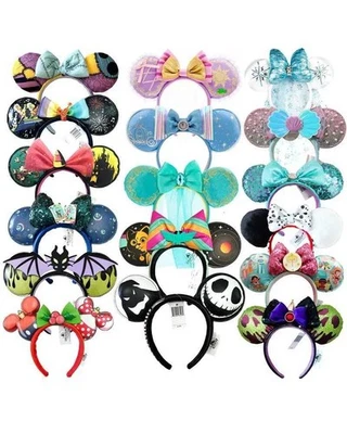 Rare Disney Parks 2025 Loungefly Mickey Magical Rapunzel Anna Ears Headband - Image 1 of 4