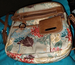 Multi Sac Purse Floral Crossbody - Picture 1 of 6