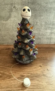 Nightmare Before Christmas Jack Skellington Halloween 11" beleuchteter Keramikbaum - Bild 1 von 7