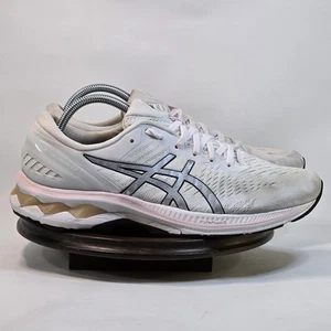Asics Gel-Kayano 27 Zapatos Mujer Talla 11 Blanco Rosa Tenis para Correr 1012A649 - Imagen 1 de 11