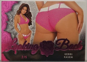Kerri Kasem #2 von 5 hergestellt ~ 2018 Looking Back Butt Card - 25 Jahre Bankwärmer - Bild 1 von 2
