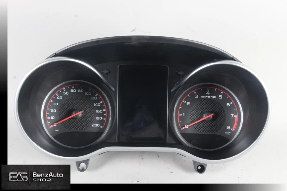 2015 梅赛德斯 W205 C63 S AMG 仪器速度计集群 2059006618 原始设备制造商 138k — 第 1/4 张图片