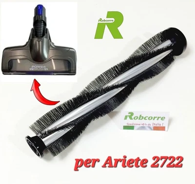 Spazzola di Ricambio Rullo Spazzolone a Setole per 2757 Ariete 22V 2722 - Immagine 1 di 4