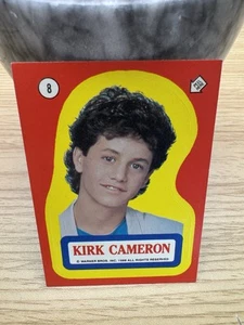 1988 Topps Growing Pains Sticker Kirk Cameron Mike Seaver #8 - Picture 1 of 2