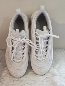 Talla 5.5Y Nike Air Max 97 (GS) 921522104 Triple Blanco Plata Niños Tenis Zapatos - Imagen 1 de 18