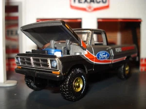 1972 FORD F-250 RANGER 4X4 LONG BOX PICKUP LIMITED EDITION 1/64 M2 TUTONE LACK - Bild 1 von 4