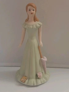 Vintage 1982 Enesco Growing Up Girls Porcelain Figurine Age 15 Years - Picture 1 of 7