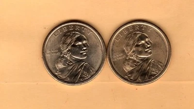 2011P & 2011D Sacagawea Dollar Coins, two very nice coins close to uncirculated! - Image 1 of 4