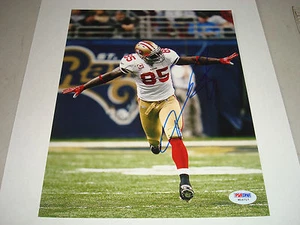 Vernon Davis Signed SF San Francisco 49ers 8x10 Photo PSA/DNA COA Autographed a - Picture 1 of 3