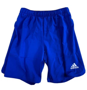 Pantalones Cortos Adidas Para Hombre Climalite Azul Modo Juego Activo Geniales - Imagen 1 de 6
