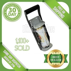 DE ALTA RESISTENCIA GRANDE 16 OZ 500ML METAL CERVEZA DE ESTAÑO GRANDE LATA TRITURADORA MONTAJE DE PARED SQUASHER - Imagen 1 de 4