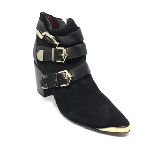 Women's NEW Report Signature Fairfield Ankle Boots Booties Shoes Size 9 Black - Picture 1 of 10