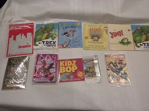 LOT OF 11 BOOKS & MISC FROM CEREAL BOX KIDS MEAL HAPPY MEAL TOYS UNOPENED - Picture 1 of 3