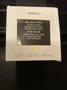 KORRES Black Pine 3D Sculpting Firming & Lifting Power Day Facial Cream 1.35 oz - Picture 1 of 1