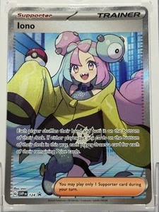 Iono SVP124 Pokemon Black Star Promo Scarlet & Violet Full Art Trainer - Picture 1 of 2