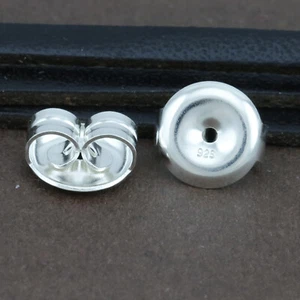 Mariposas de plata esterlina peso mediano 5 mm / 7 mm - Imagen 1 de 4