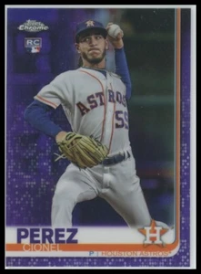 Topps Chrome Purple Refractor #62 2019 Cionel Pérez Houston Astros - Imagen 1 de 1