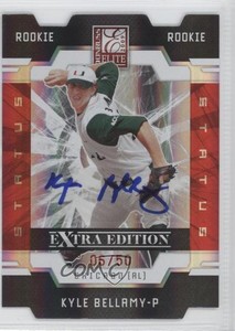 2009 Donruss Elite Extra Edition Status Signatures /50 Kyle Bellamy #101 Auto