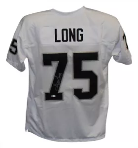 Howie Long Autographed/Signed Pro Style White XL Jersey BAS 31443 - Picture 1 of 3