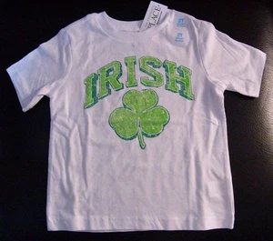 TCP ST PATRICK'S DAY KID BOY GIRL SHAMROCK IRISH T SHIRT TEE TOP 5/6 SMALL - Bild 1 von 1