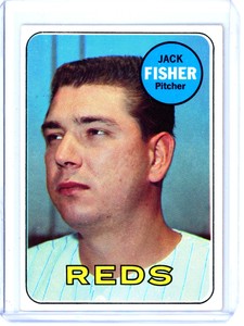 JACK FISHER 1969 Topps  #318 Cincinnati Reds