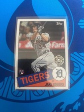 2020 JAKE ROGERS RC 35TH ANNIVERSARY TOPPS SILVER MOJO REFRACTOR TIGERS 85TC16