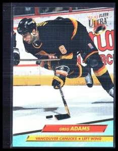 1992-93 Ultra #217 Greg Adams - Picture 1 of 2