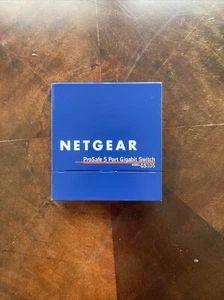 NETGEAR PROSAFE 5 PORT GIGABIT SWITCH GS105 v4 - NO POWER CORD INCLUDED - Picture 1 of 4