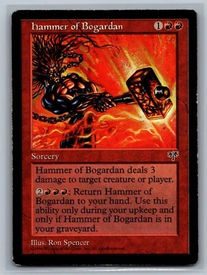 Magic The Gathering Mirage Hammer of Bogardan MTG TCG CCG - Image 1 of 2