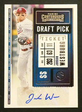 2020 Panini Contenders Draft Pick Ticket Jordan Westburg Signed Auto #DPT2-JW